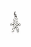 Charm Idee Preziose dal 1987 Woman in White Gold Zircone IP.CHK18B/122